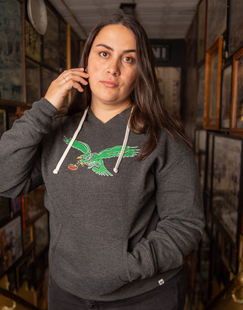 Philadelphia Eagles Legacy Black Hoodie - women's