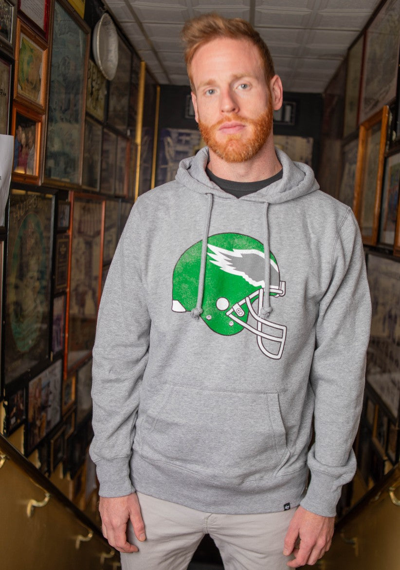 Philadelphia Eagles Vintage Helmet Headline Hoodie