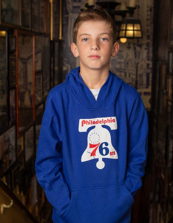 Philadelphia 76ers Youth Retro Logo Hoodie