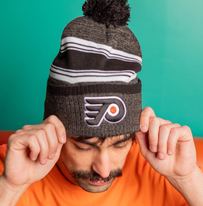 Philadelphia Flyers Black Fadeout Cuff Knit