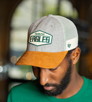 Philadelphia Eagles Gray Drover Trucker Cap