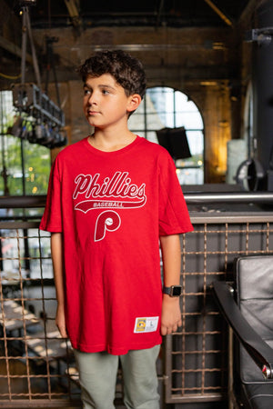 Philadelphia Phillies Script Youth Legendary SS Tee