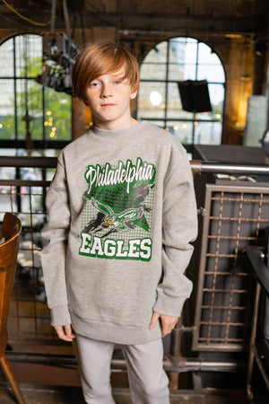 Philadelphia Eagles Youth Hat + Sweatshirt Bundle