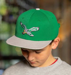 Philadelphia Eagles Kelly Green Youth Snapback Hat