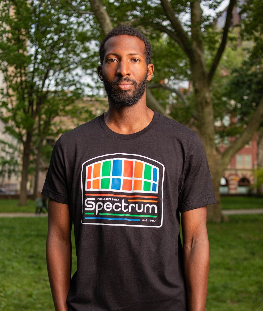 Philadelphia Spectrum Black t-shirt