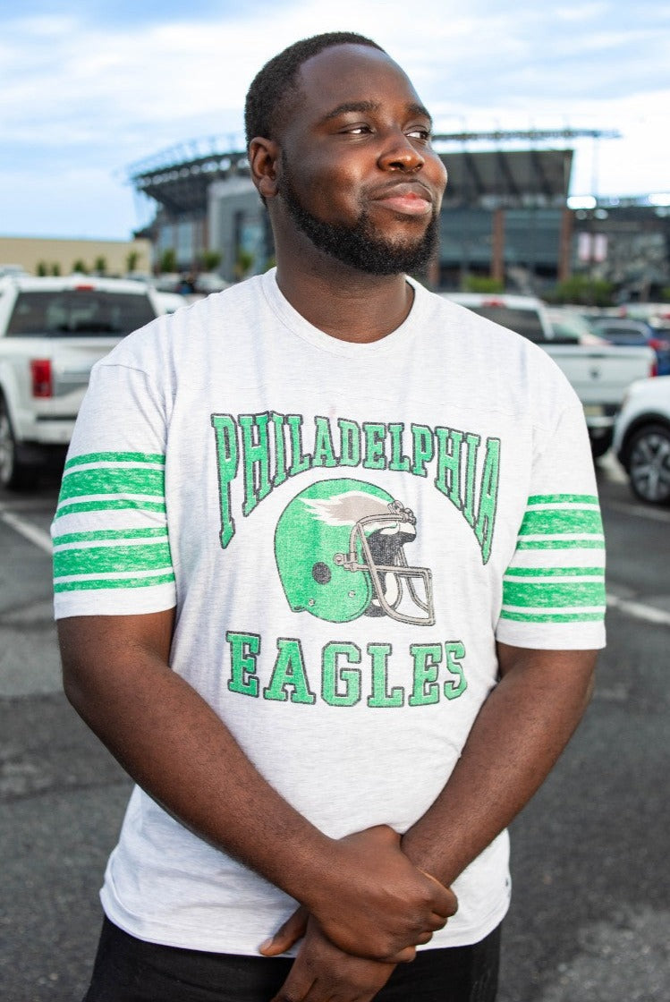 Philadelphia Eagles Legacy Relay Grey Arena Arch Holyoke Tee