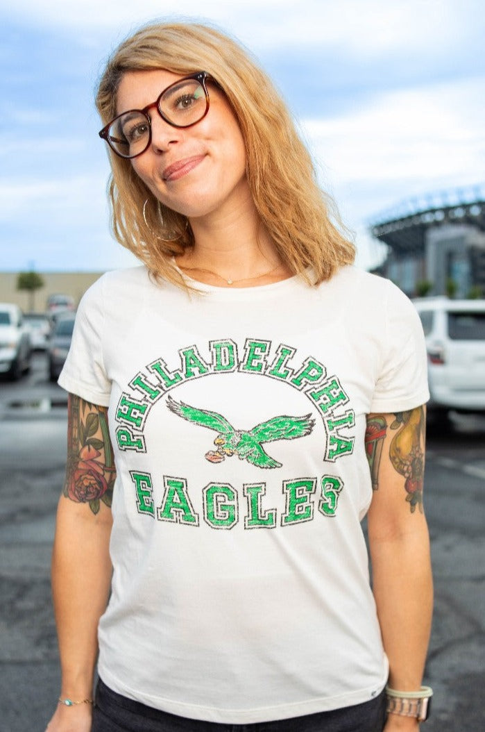 Philadelphia Eagles Legacy Sandstone GG Frankie Women's tee