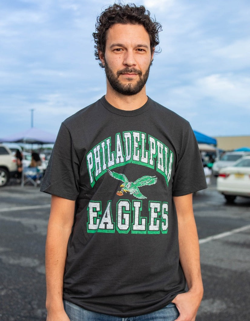 Philadelphia Eagles Legacy Flint Black Play Action Franklin tee