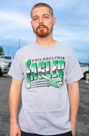 Philadelphia Eagles Chrome Heather Grey Tee