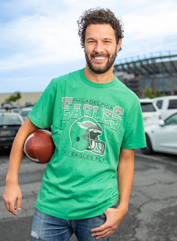 Philadelphia Eagles Legacy Orchard Green Time Lock Franklin tee