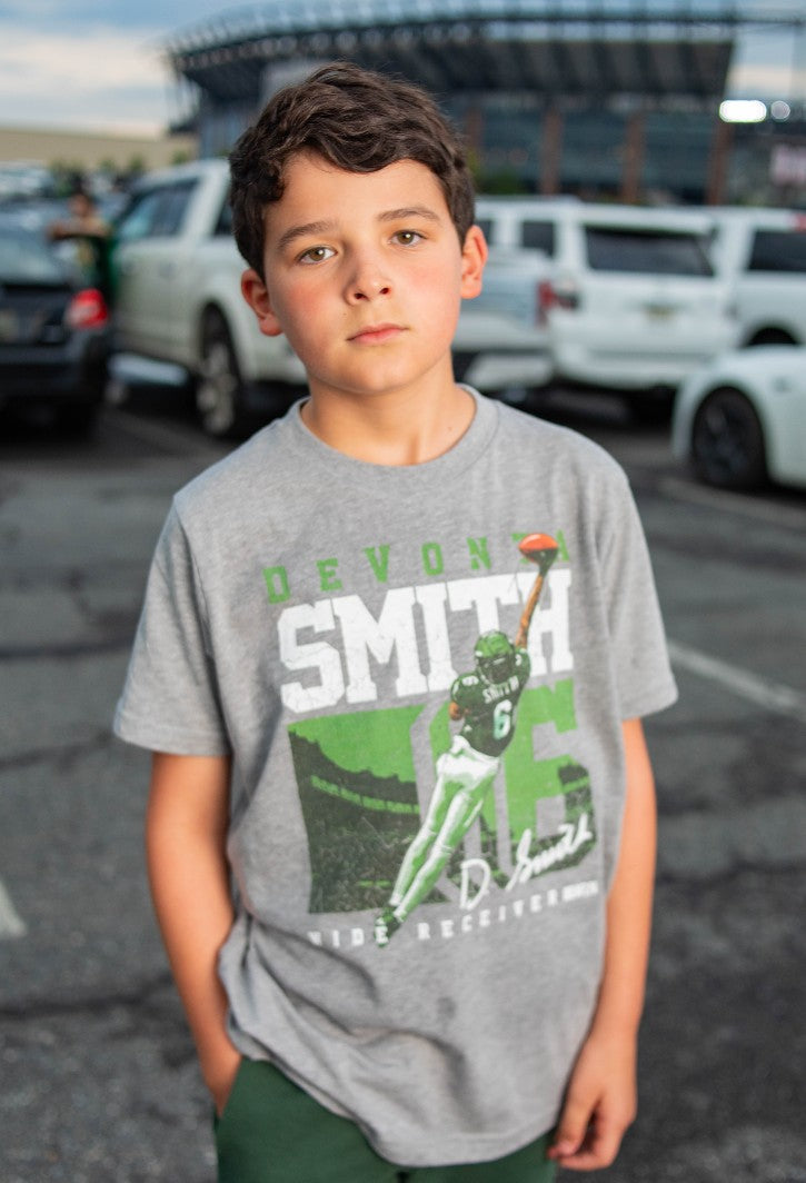 DeVonta Smith Youth Grey Tee