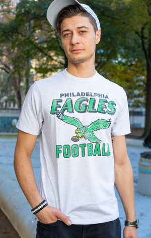 Philadelphia Eagles Legacy Relay Grey Dozer Franklin Tee