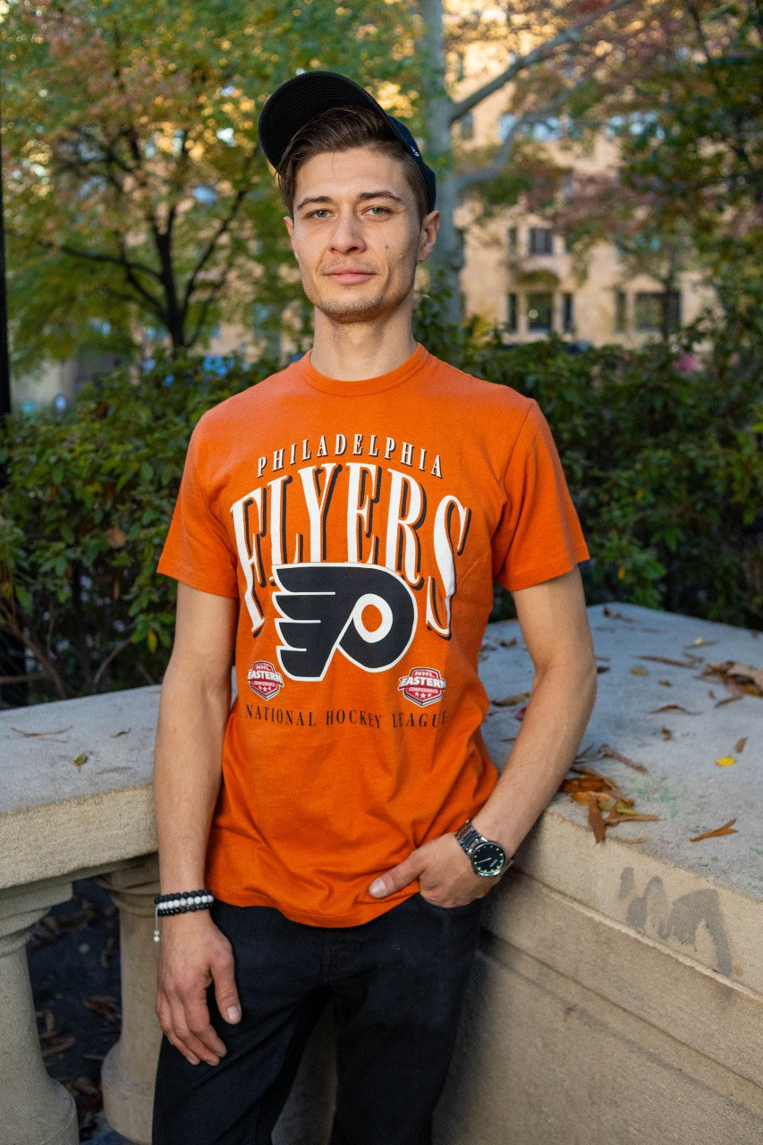 Philadelphia Flyers Spiced Orange Crease Franklin tee