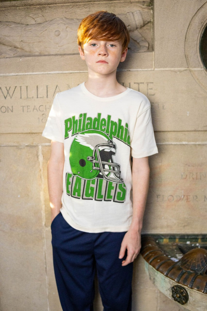 Philadelphia Eagles Youth Helmet SS Tee