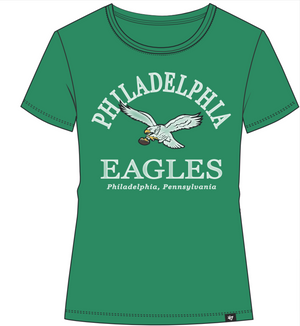 Philadelphia Eagles Historic Orchard Green Fresh Start Frankie Women's Tee