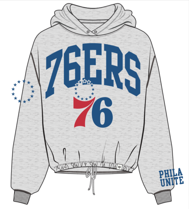 Philadelphia 76ers Women's High Hopes Venice Hood