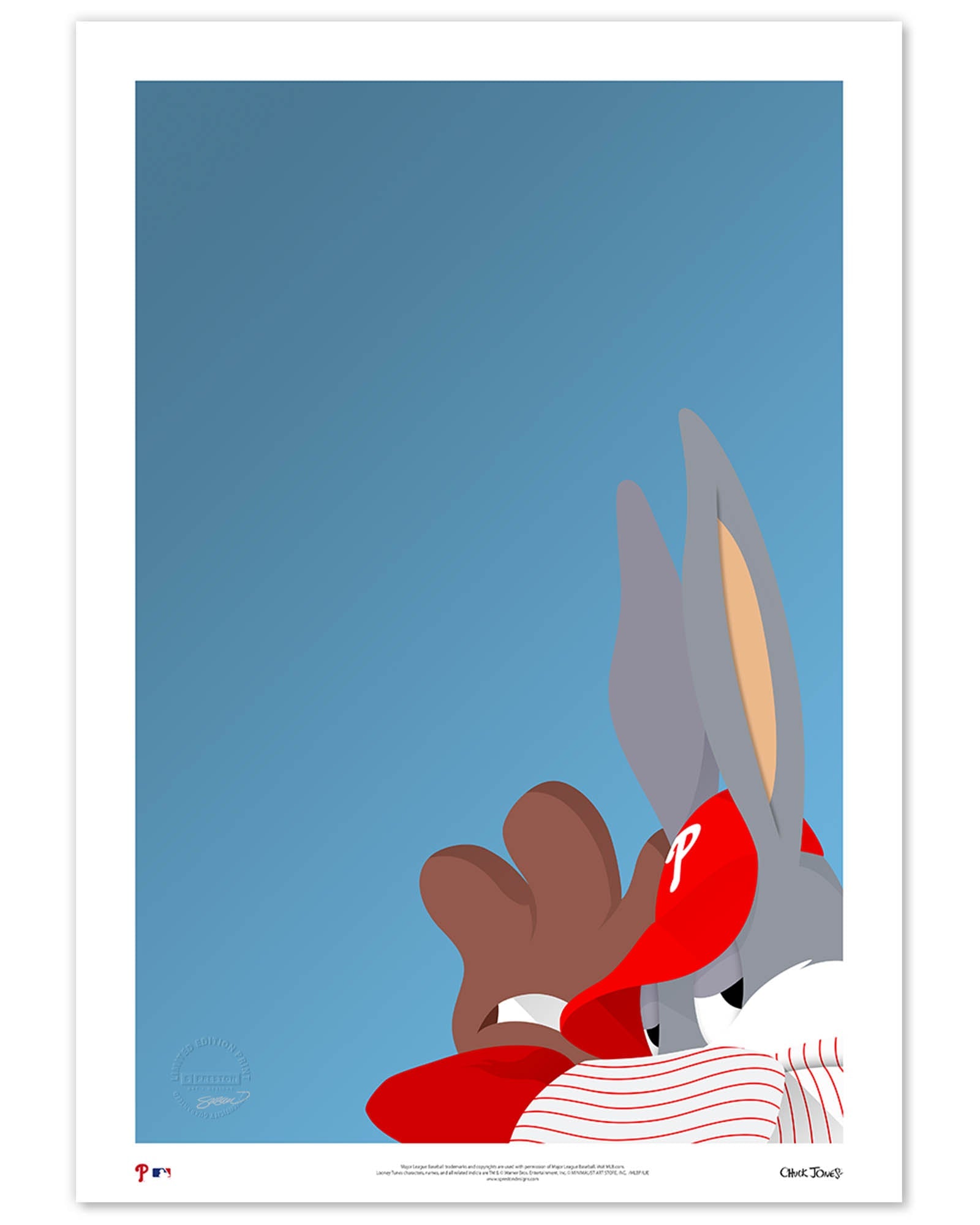 Baseball Bugs - Philadelphia Phillies Art Print