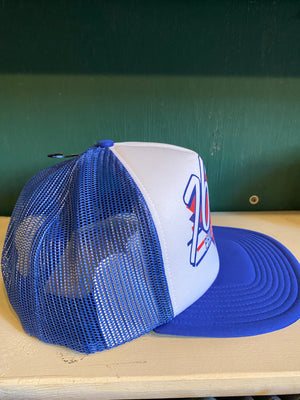 Philadelphia 76ers Royal Hang Out Trucker Hat