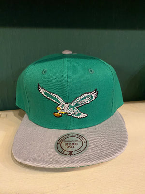 Philadelphia Eagles Kelly Green Youth Snapback Hat