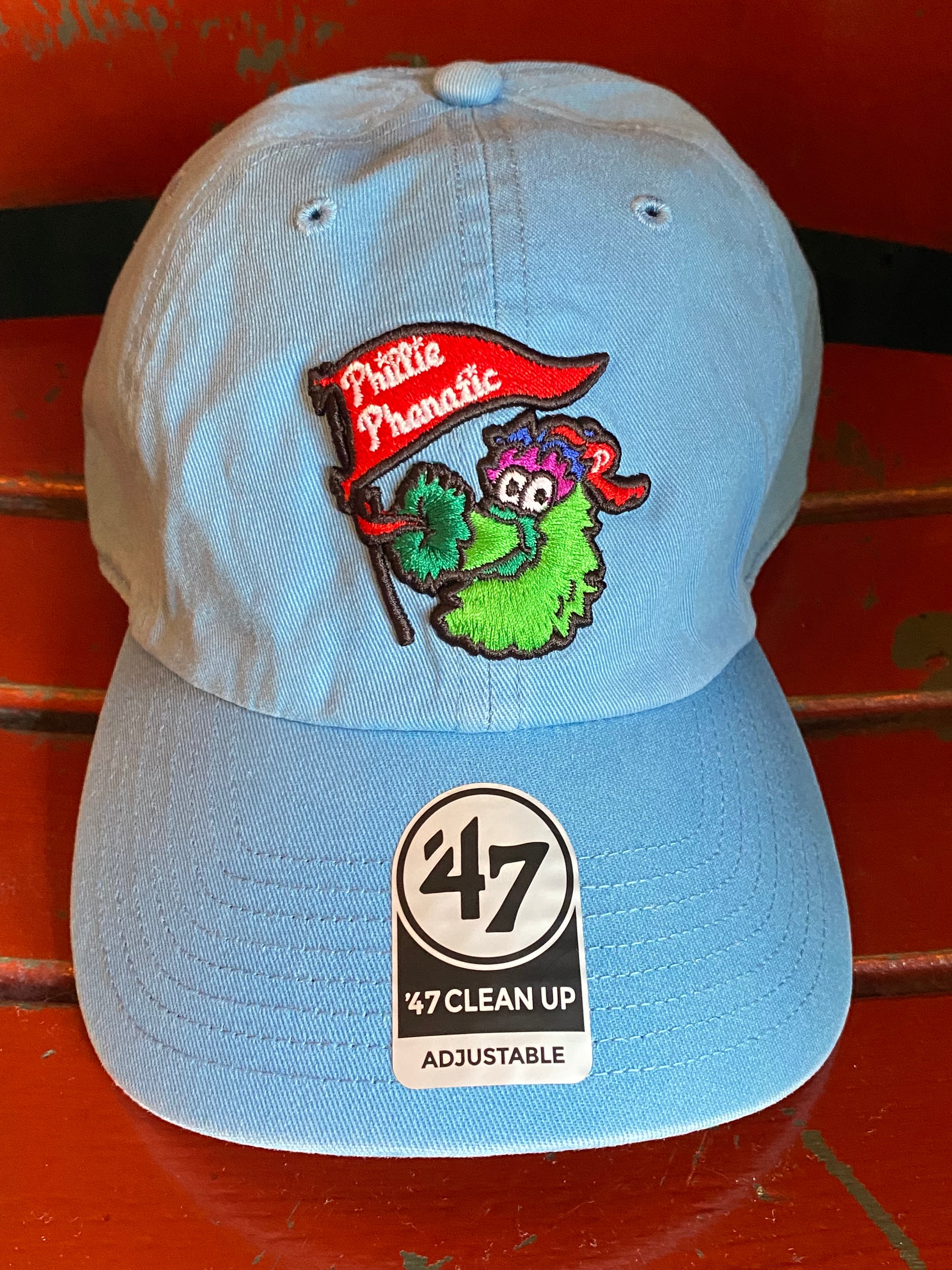 Philadelphia Phillies Phanatic Columbia Blue Clean Up Hat