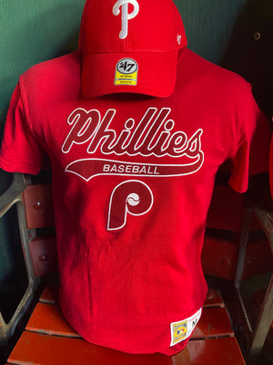 Philadelphia Phillies Script Youth Legendary SS Tee