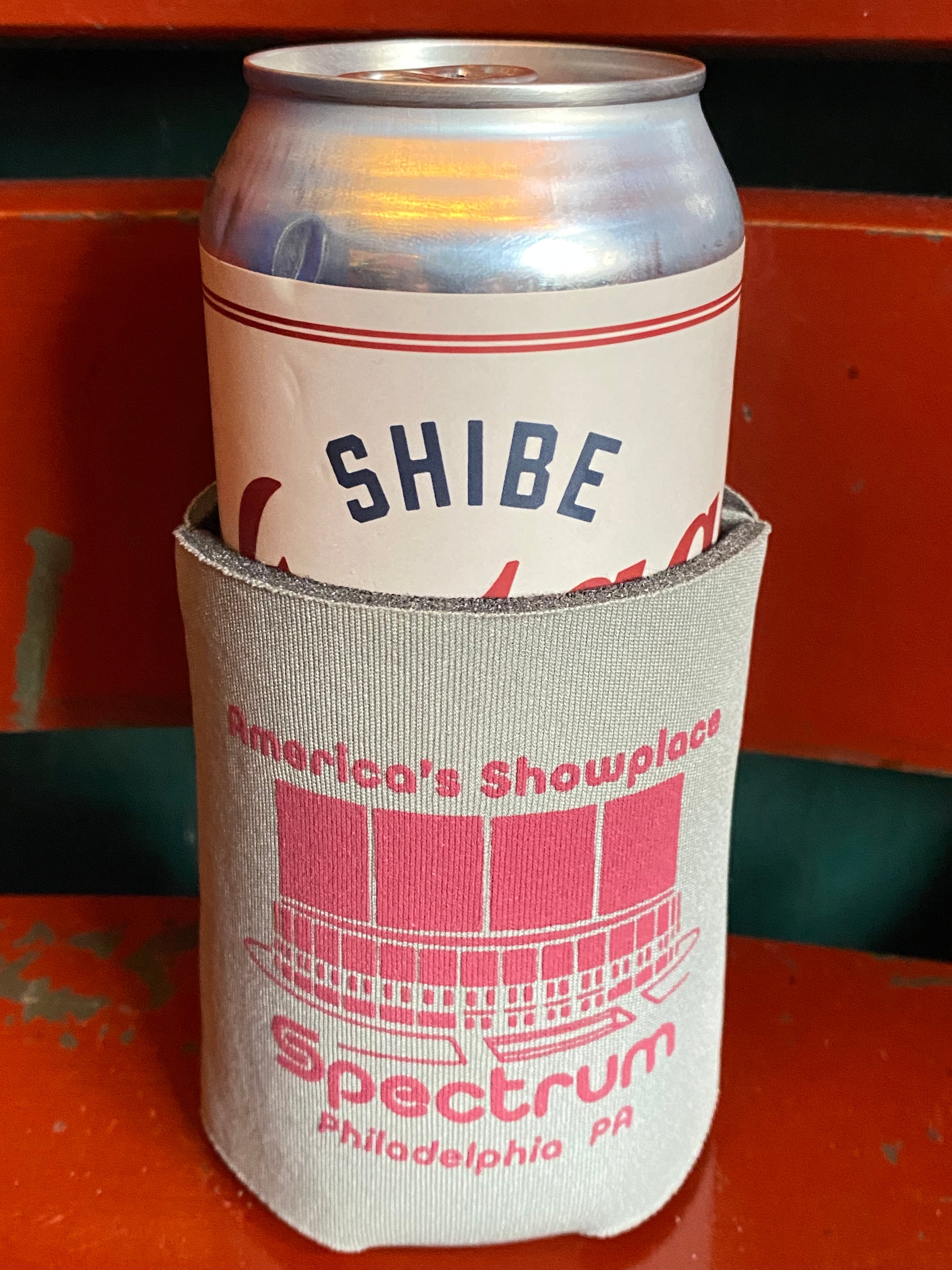 The Spectrum America's Showplace Lighty Grey Koozie