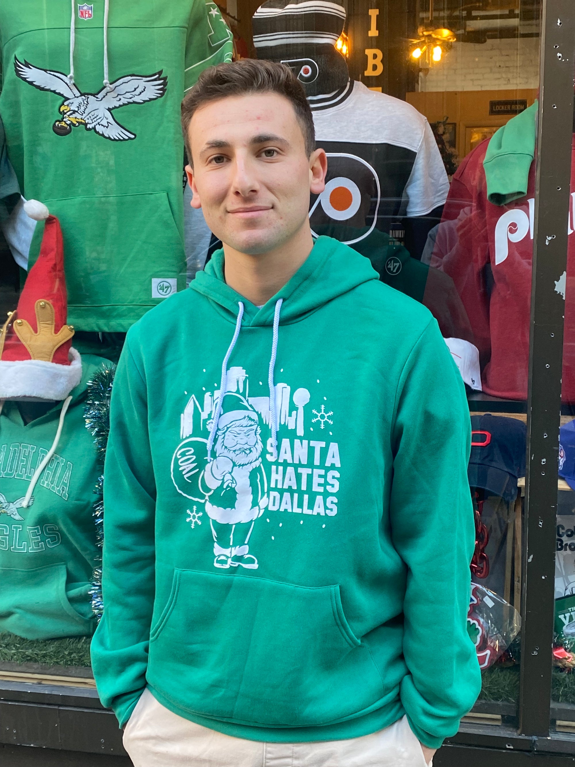 Santa Hates Dallas Green Hoodie