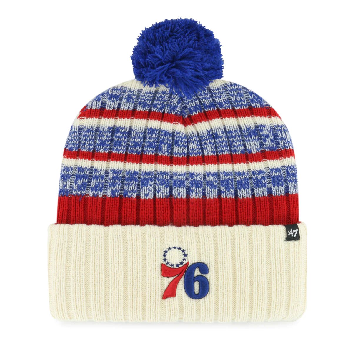 Philadelphia 76ers Natural Tavern Cuff Knit