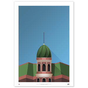 Minimalist Shibe Park Art Print