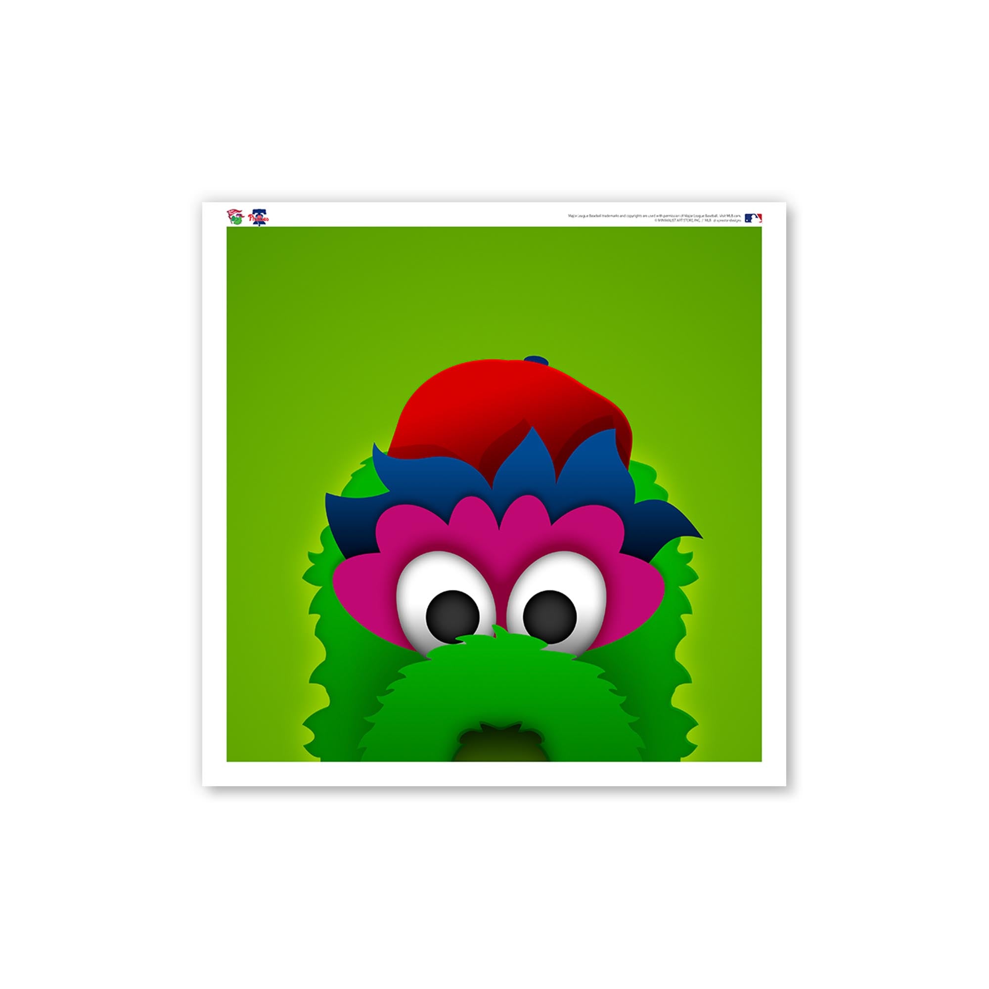 Minimalist Phillie Phanatic