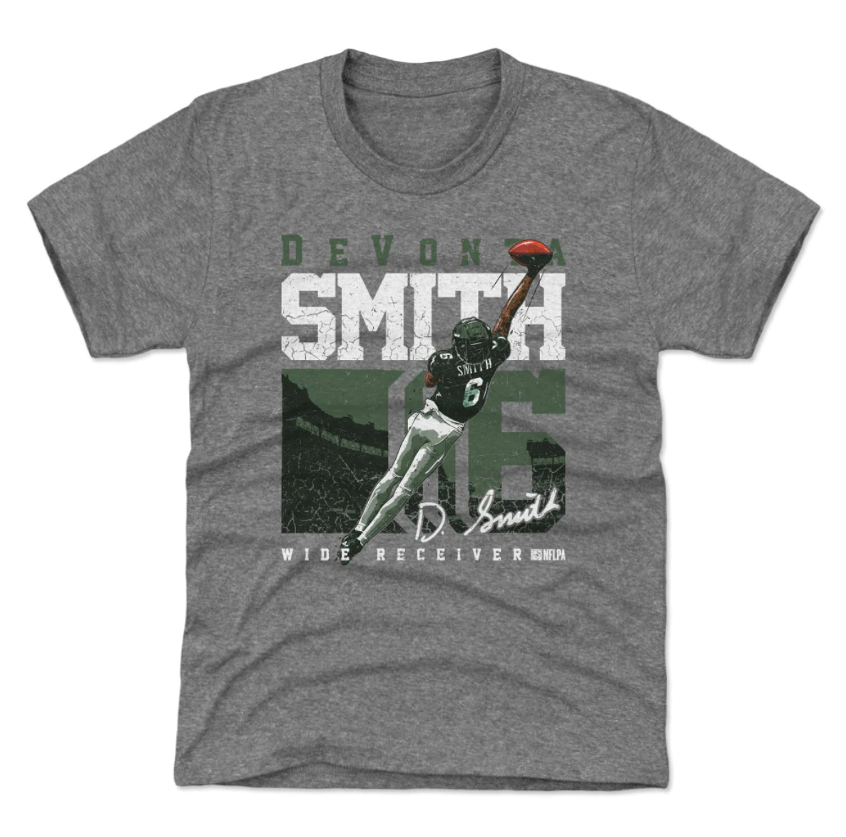 DeVonta Smith Youth Grey Tee