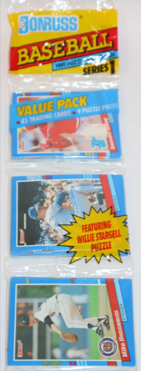 Donruss 1991 Baseball Card & Puzzle Pack - $9.99