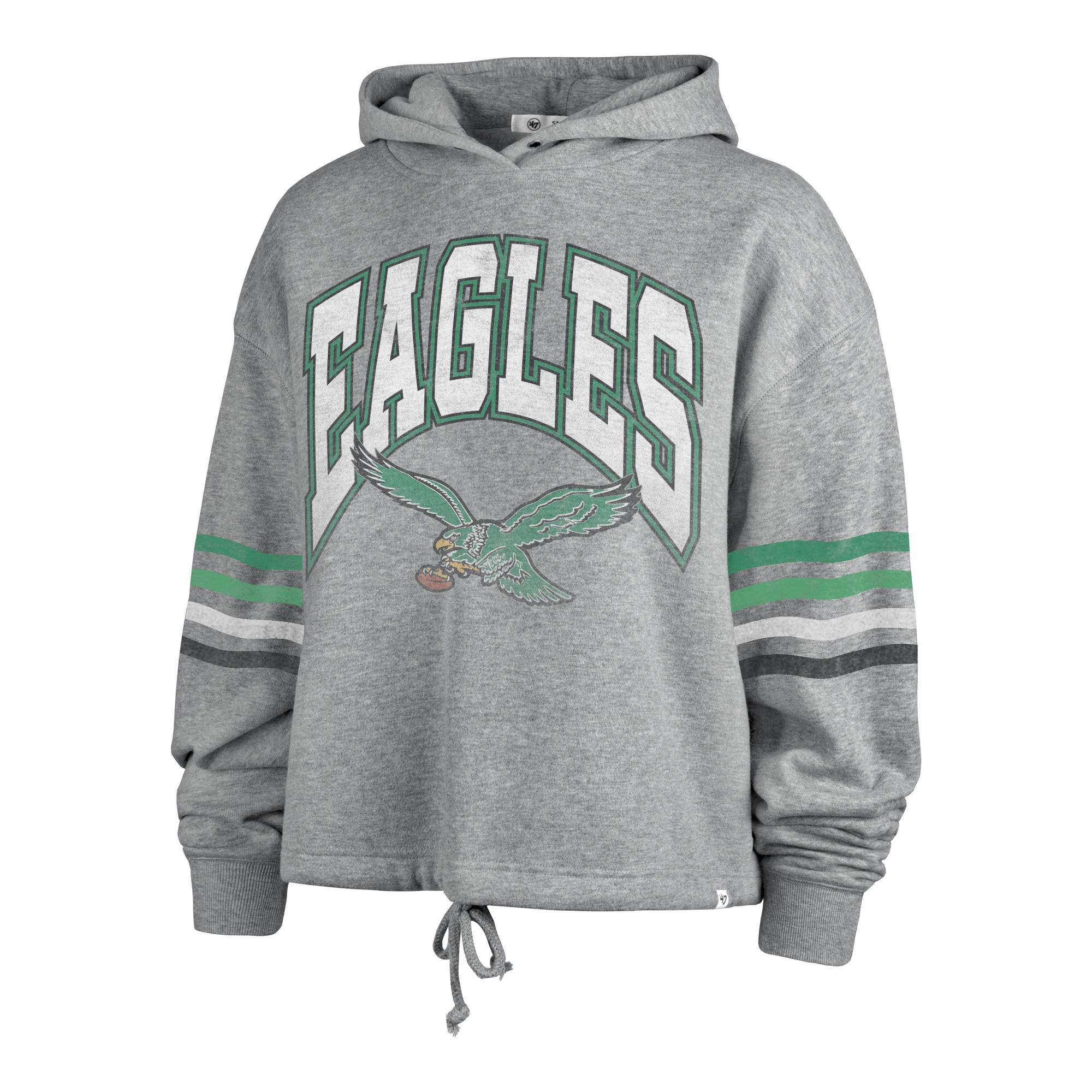 Philadelphia Eagles Legacy Slate Grey Upland Bennett Women's Hoodie