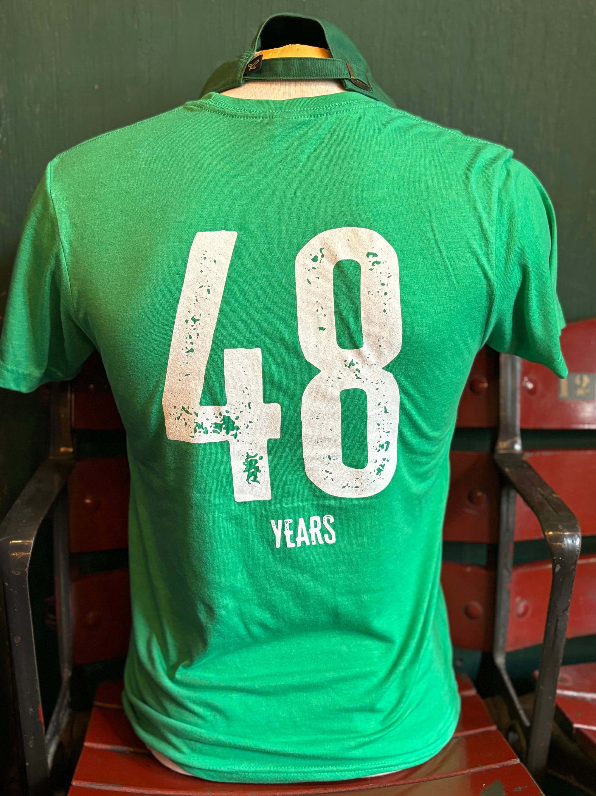 Merrill Reese HOF kelly green t-shirt