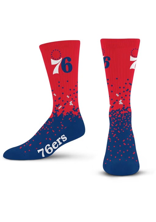 Philadelphia 76ers Spray Zone Socks