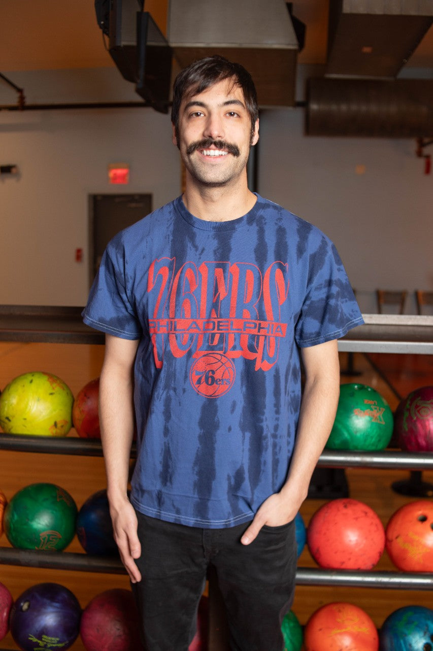 Philadelphia 76ers Flea Market Tie-Dye unisex tee