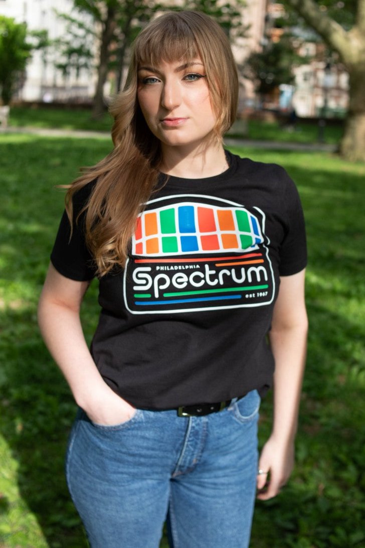 Philadelphia Spectrum Black Tee - Women's