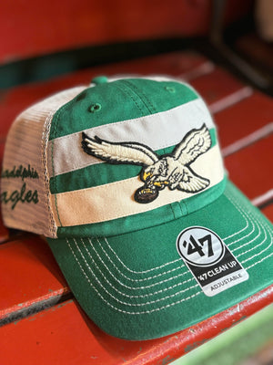 Philadelphia Eagles Historic Kelly Clubhouse Boon Clean Up hat