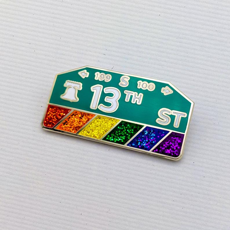 13th Street pin