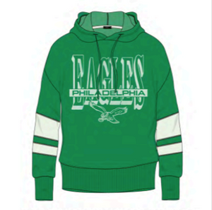 Philadelphia Eagles Women's Stripe Hoodie