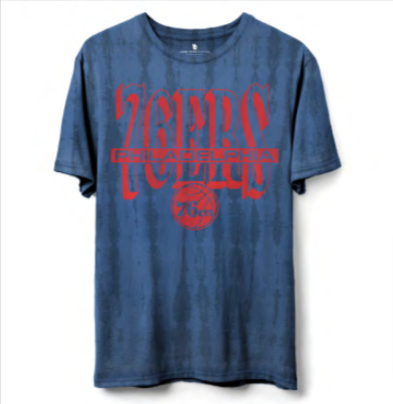 Philadelphia 76ers Flea Market Tie-Dye unisex tee