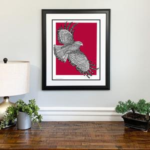 St. Joseph's University Hawk Print by Philly Word Art