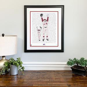 Phillies Road to the 1980 World Series Print by Philly Word Art