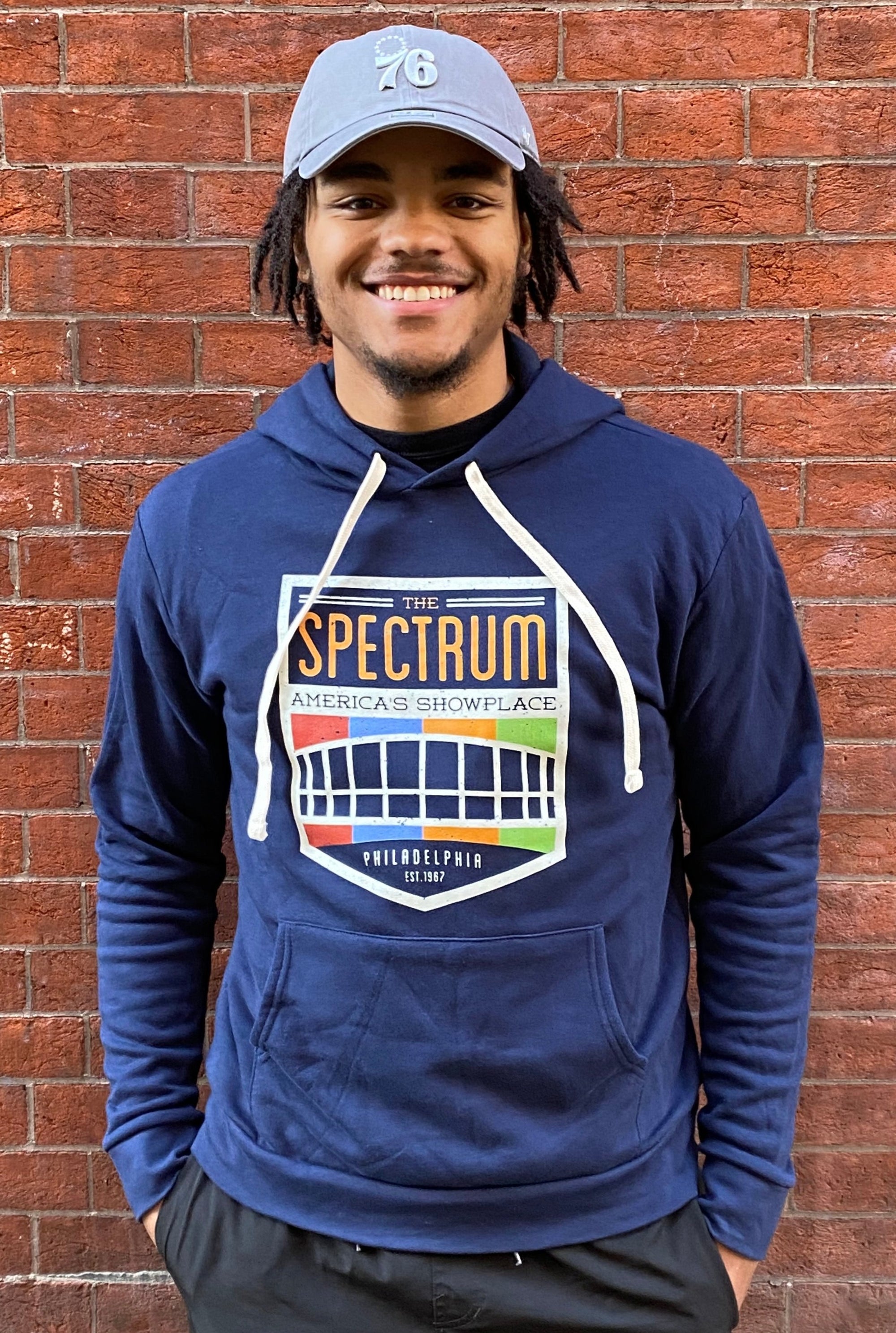 Philadelphia Spectrum Navy Hooded Sweatshirt