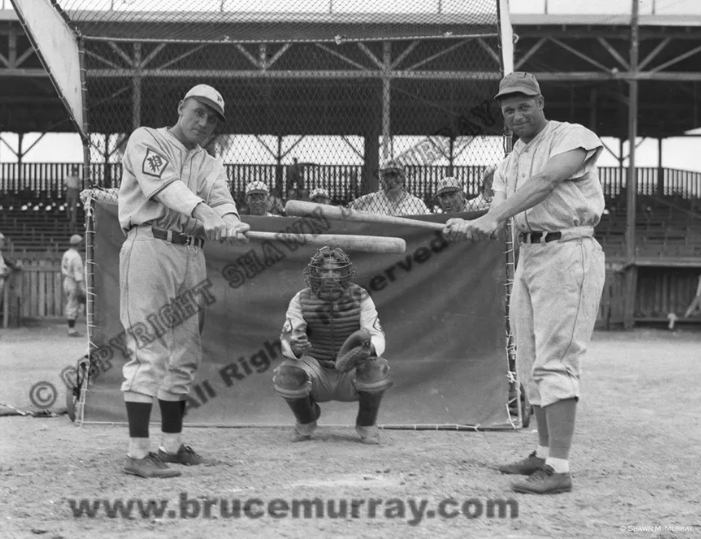 Triple Crown Batters of 1933 - Chuck Klein & Jimmie Foxx - Framed