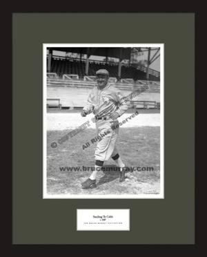 Smiling Ty Cobb, 1927 - Framed