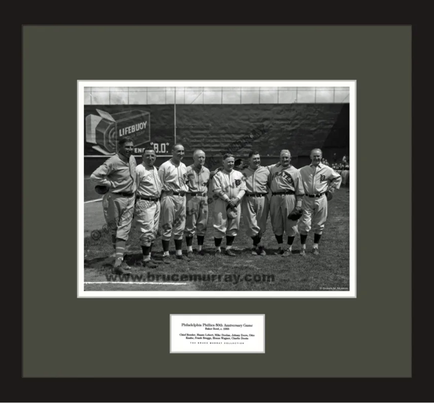 Philadelphia Phillies 50th Anniversary Game, 1933 - Framed