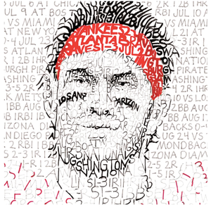 Bryce Harper 2021 MVP Print by Philly Word Art