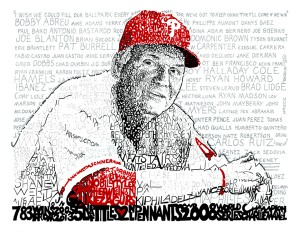 Phillies Charlie Manual Print by Philly Word Art