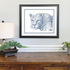 Penn State Nittany Lions Fight Song Print by Philly Word Art